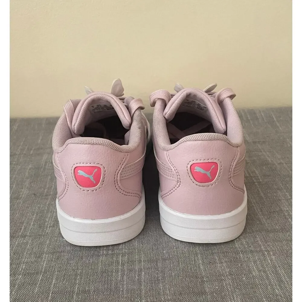 PUMA Jada Classic Butterfly Kids Girls Size 3 Pink White Sneaker Shoes